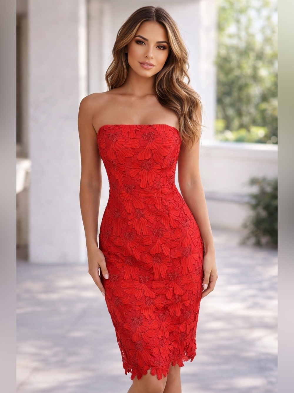 Black Halo Eve Strapless Dress Size 2 Cocktail Bodycon Mini Pencil Sheath Formal
